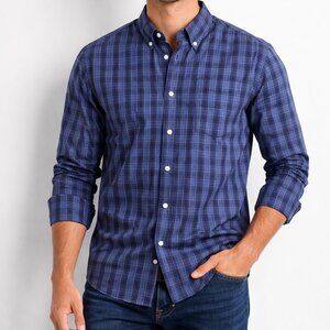 Duluth Trading Co Relaxed Fit Button Long Sleeve Shirt XL Tall Plaid Men Checker